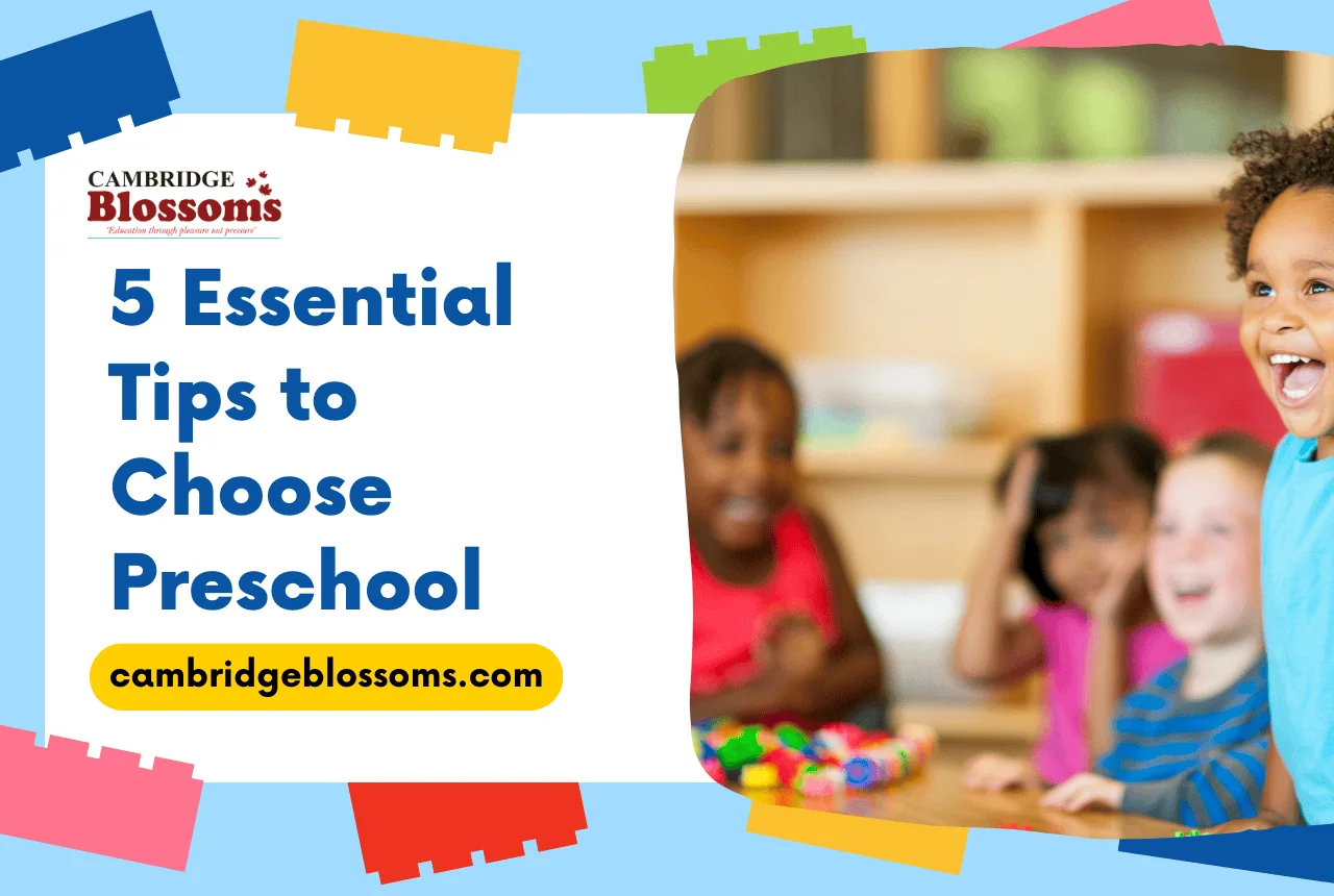 5 Essential Tips to Choose Preschool: What Should Parents Look For?